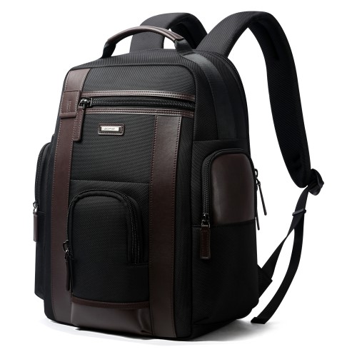Luxury leather&Microfibre Backpack B6751 Black – SWISSWIN Nigeria ...